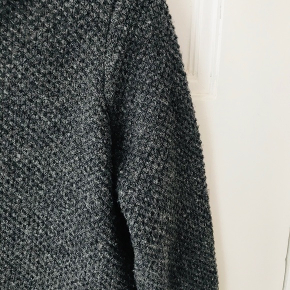 J. Crew Grey & Blue Wool Shirttail Sweater - Picture 10 of 10